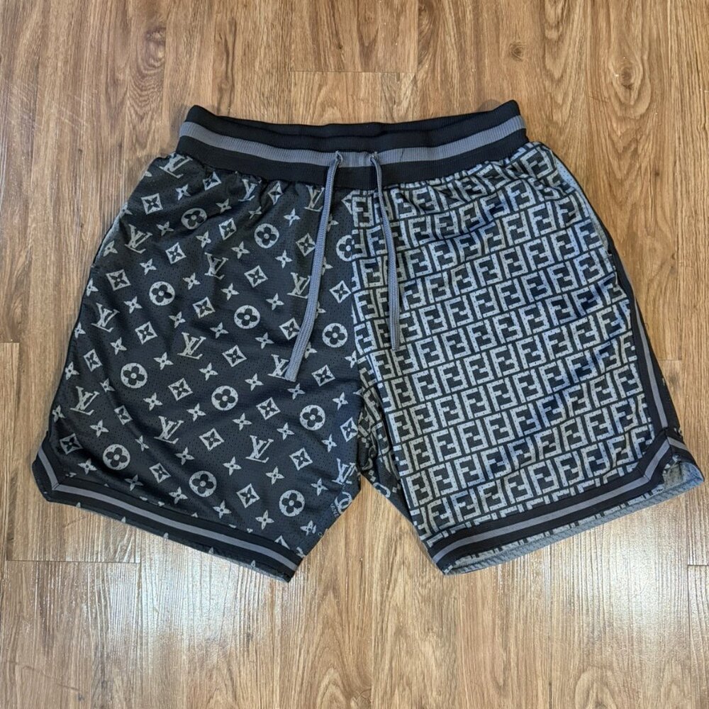 Chinatown Market Secret Club Monogram Shorts Black Men’s Size XL